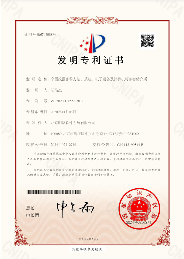 全圖挖掘預(yù)警方法、系統(tǒng)、電子設(shè)備及計(jì)算機(jī)可讀存儲(chǔ)介質(zhì)